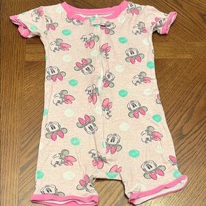 Disney Pink Minnie Mouse Bodysuit
